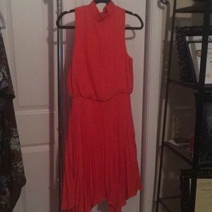 Bright Orange Causal Dress
